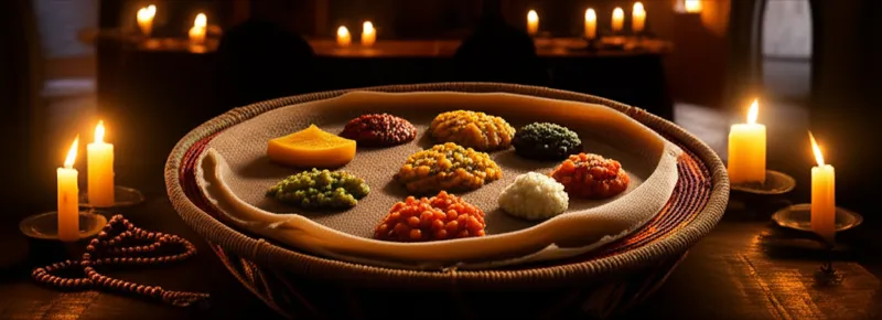 Ethiopian Fasting Meal