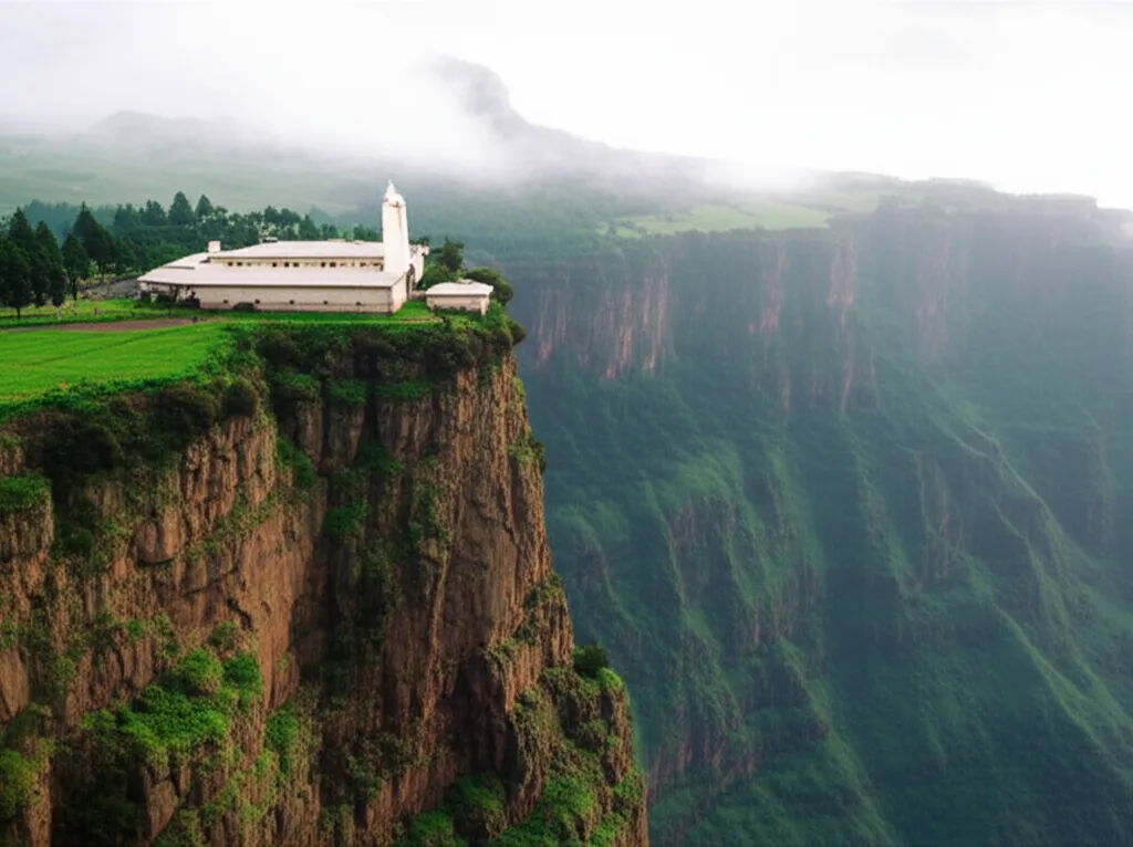 Debre Libanos monastery perched above a dramatic gorge